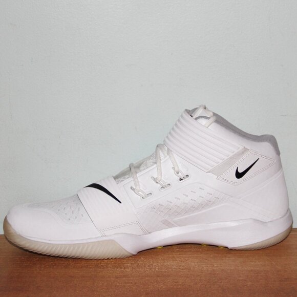 Nike Force Savage Turf  Mid Football Shoes Mens 14 White Black - Picture 3 of 6